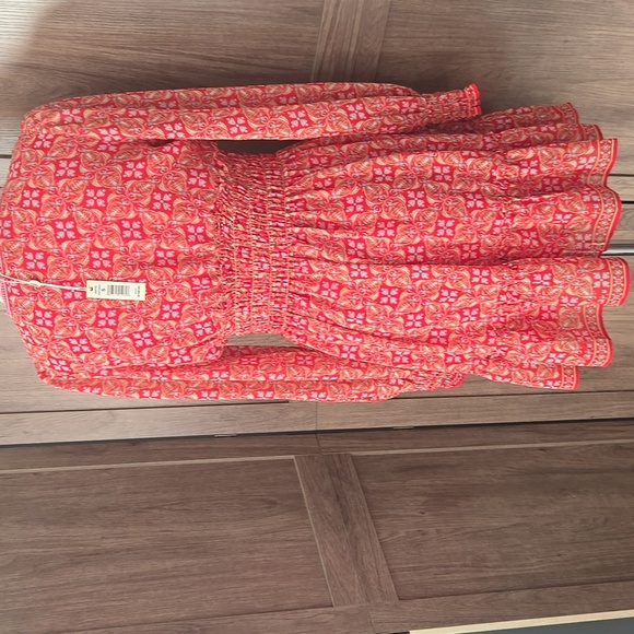 Max Studio Red Floral Dress - Picture 4 of 8